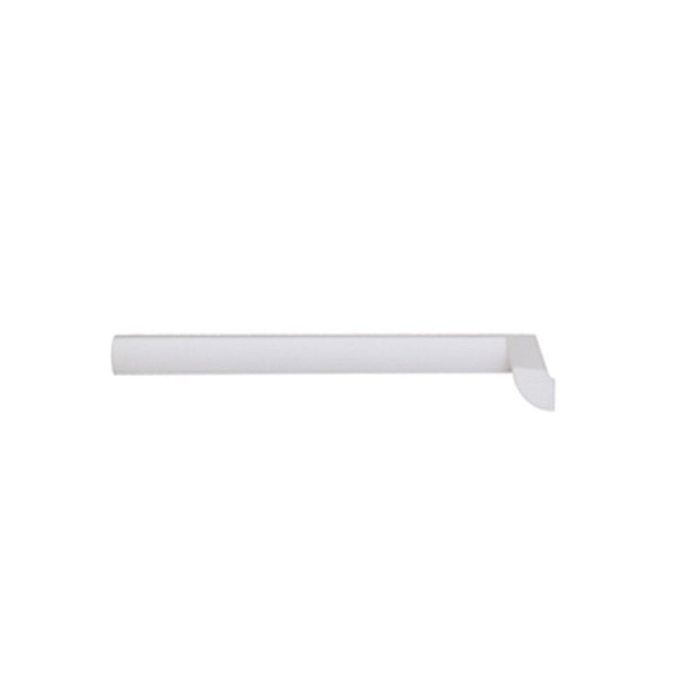 Kit com 20 Barras Rodateto de Poliestireno 2,0cm X 20mm Liso 40m Branco
