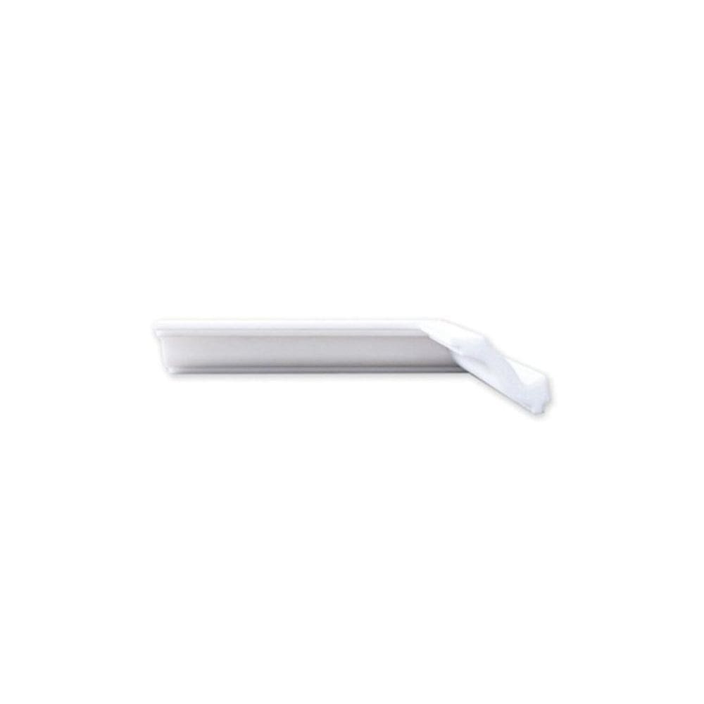 Kit com 3 Barras Rodateto de Poliestireno 4cm X 50mm Liso 6m Branco