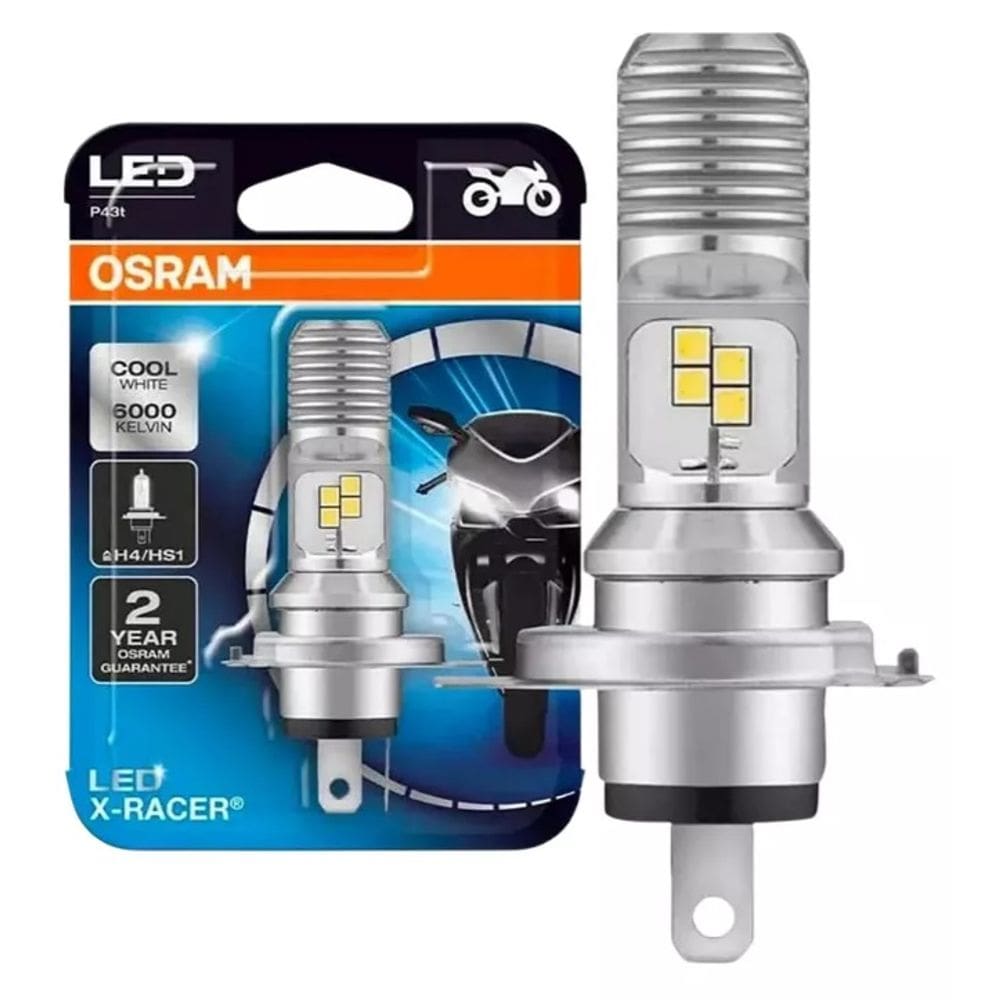 LAMPADA Led Moto Osram H4 hs1 X-racer Honda Cb 500f 650f 25w 12v 6000k