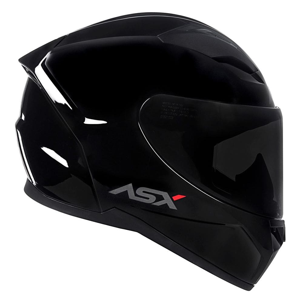 Capacete Masculino Feminino Asx City Preto Fechado Esportivo
