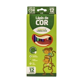 Lápis De Cor Leonora Eco 12 Cores 4220