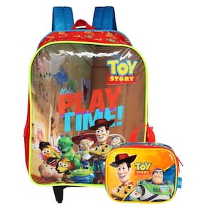 Mochila Toy Story Disney Rodinhas Lancheira Térmica Escolar