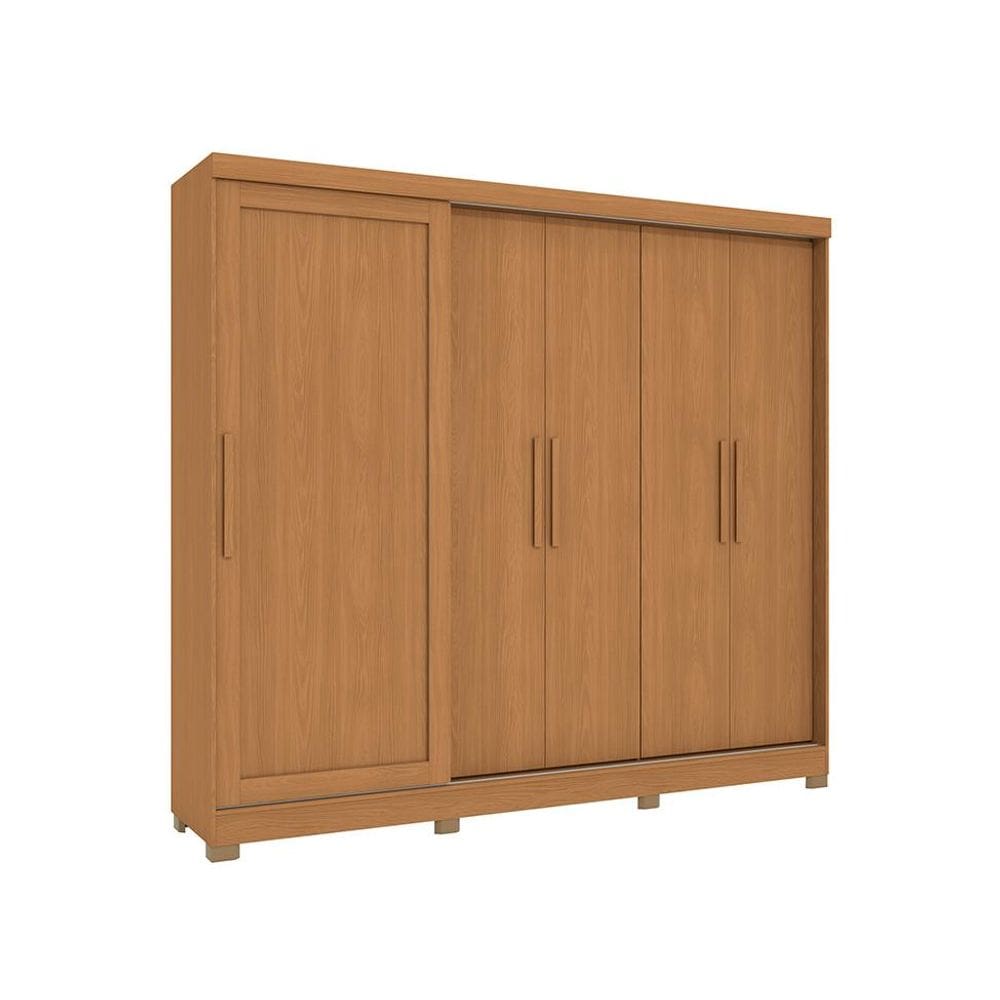 Guarda-Roupa Casal Molina com Pés 5 PT 4 GV Canela