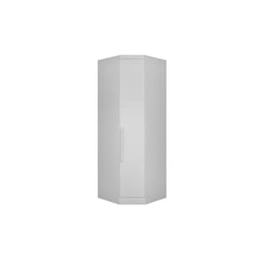 Módulo De Quarto Casal Closet Canto Oblíquo Rizon C- 1 Porta Branco - Novo Horizonte