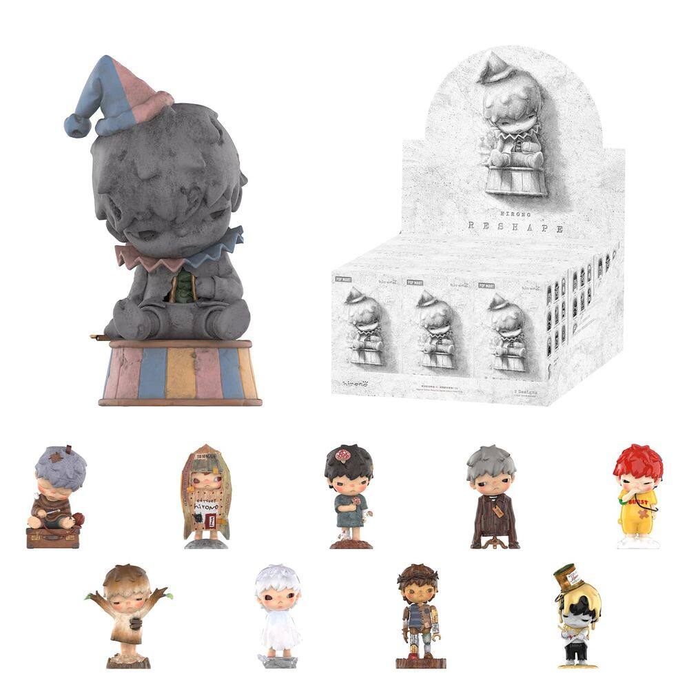 Presente infantil da série Action Figures POP MART HIRONO Reshape Series x9