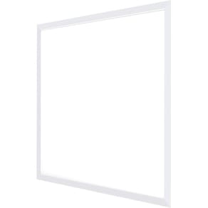 Painel Led Modular Embutir 62x62cm 40W 4000K Black + Decker Luz Amarela Neutra 3200lm Bivolt Branco