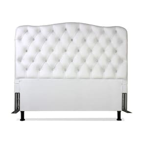Cabeceira Queen 158 - Bello Box - Dunas Sintético Branco