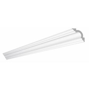 Moldura de Teto Rodateto de Poliestireno M3 Metro Linear - caixa com 2 m - Branco