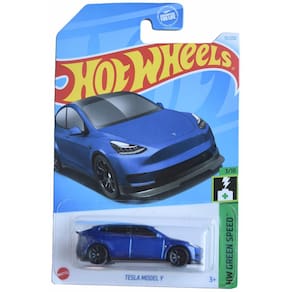 Carro fundido sob pressão Mattel Hot Wheels Tesla Model Y escala 1:64