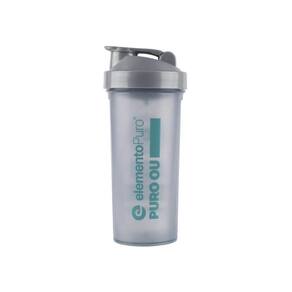 Coqueteleira Pense Como Atleta (600ml) - Cor: Cinza