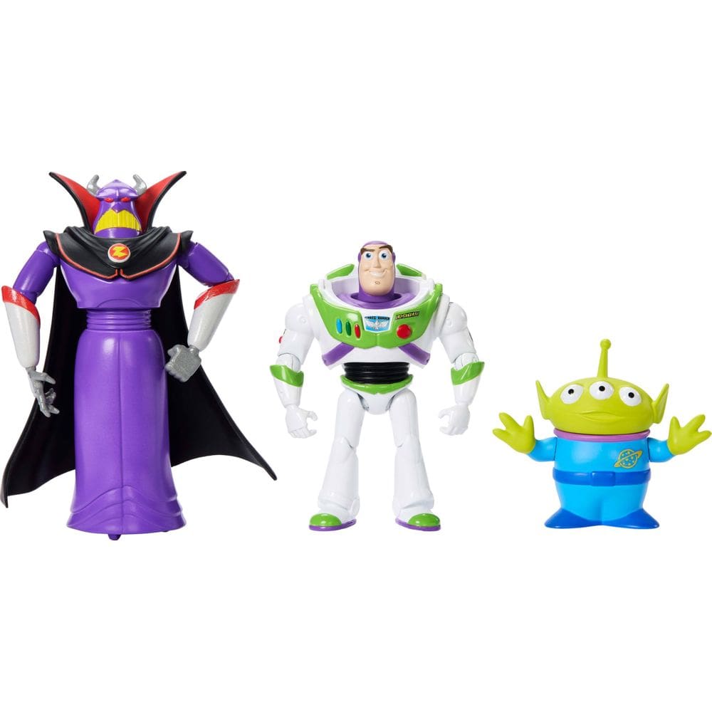 Pacote com 3 bonecos de ação Mattel Disney Pixar Storytellers Story