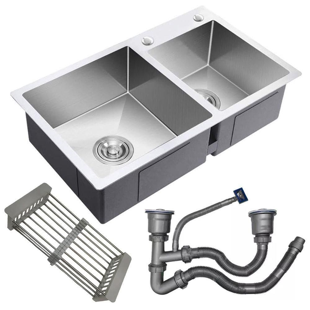 Cuba Goumert Dupla Cozinha Luxo Escorredor Alimentos Louças Lava Escorre Limpa Pia Torneira Area Externa Limpeza