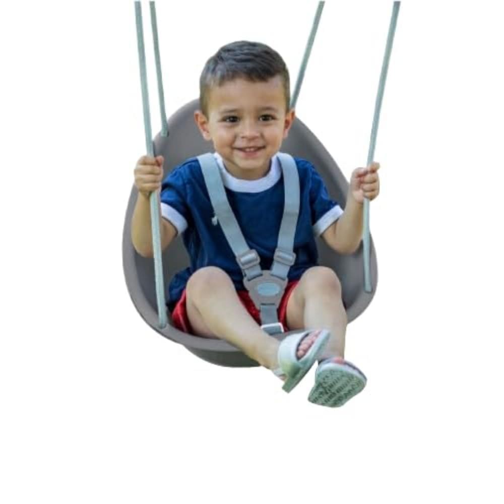 Toddler Swing Shurfer Coconut Outdoor Grey de 6 a 36 meses