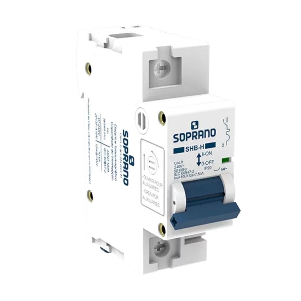 Disjuntor Monopolar Soprano SHB1 H-90A - 10 kA