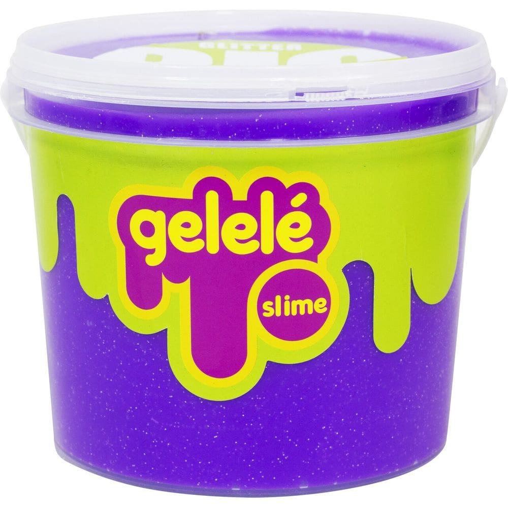 Slime Gelele Big Slime Balde Glitter 1,5kg