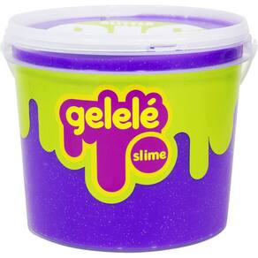 Slime Gelele Big Slime Balde Glitter 1,5kg