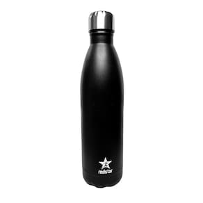 Garrafa Térmica Squeeze Esportiva Aço Inox Preta 750Ml