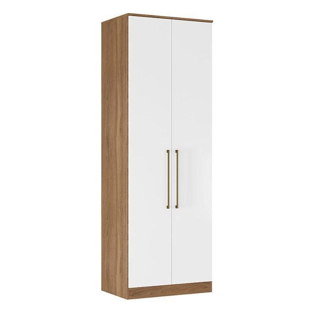 Guarda Roupa Modulado Irlanda 2 Portas Amêndola-branco - Demartêz Amêndola-branco