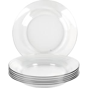 Kit 16 Pratos Fundo Astral Vidro Resistente Duralex - Nadir