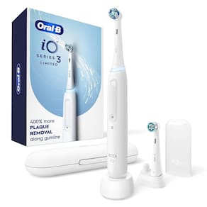 Escova de dentes elétrica Oral-B iO Deep Clean White com 2 cabeças