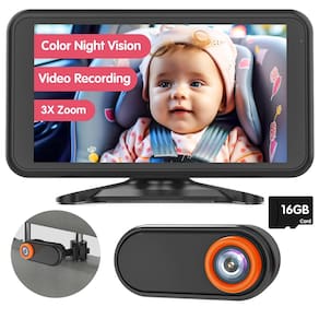 Câmera para carro e bebê Luckview BM3 5.2" com visão noturna 1080P