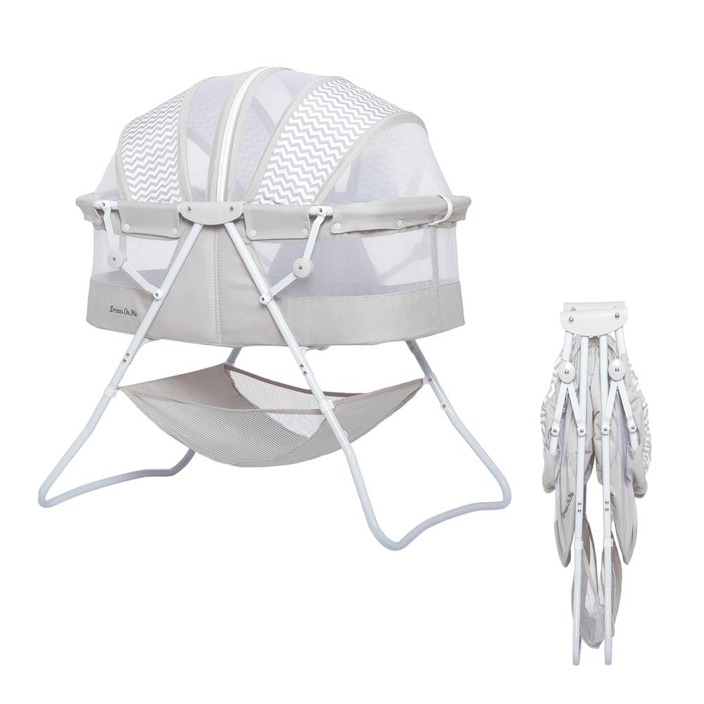 Berço Dream On Me Karley Leve Portátil Cinza