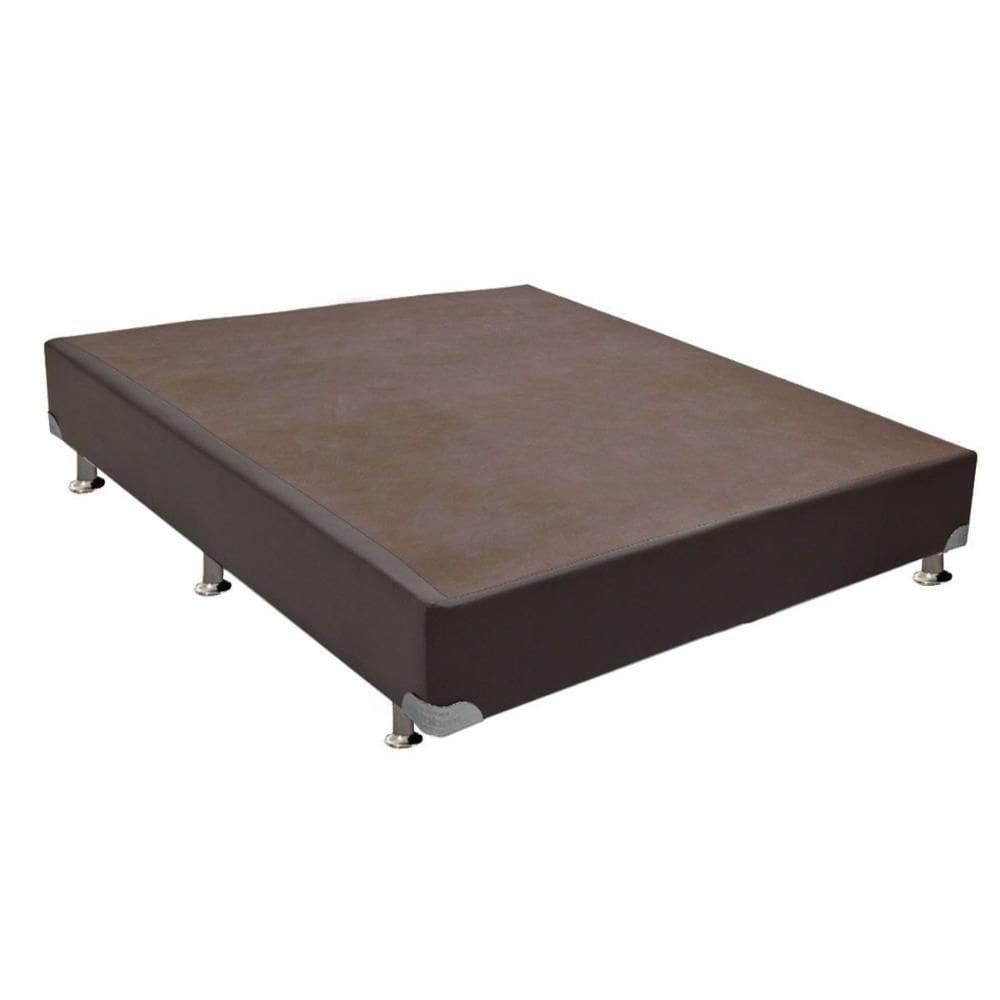 Cama Box Base Universal Viúva Courano Brown (128x188x30) - Ortobom