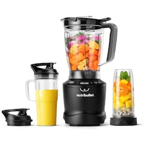 Liquidificador de Bancada com 5 Velocidades, Capacidade de 1,8L e Copo de 950mL Incluso, 110V 1400W, Nutribullet, Preto