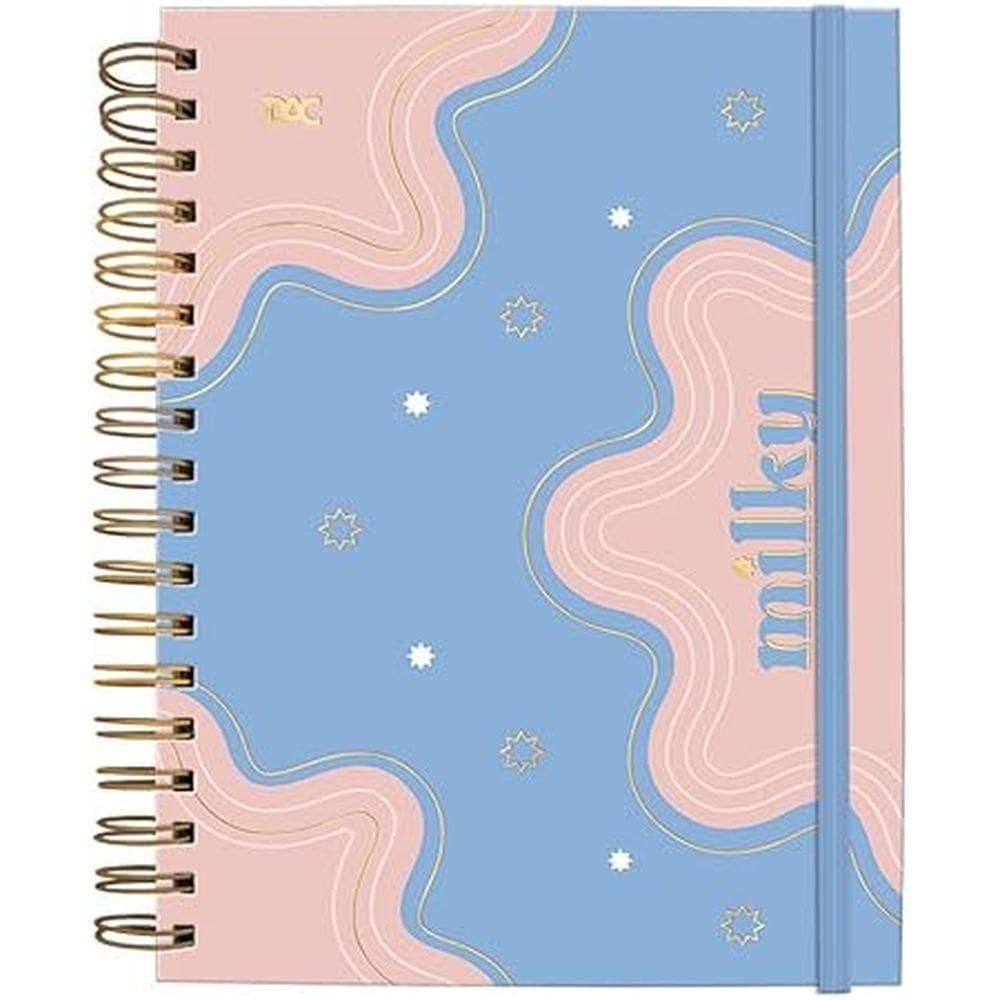 Caderno Univ. Espiral 80 Folhas Smart Milky - DAC