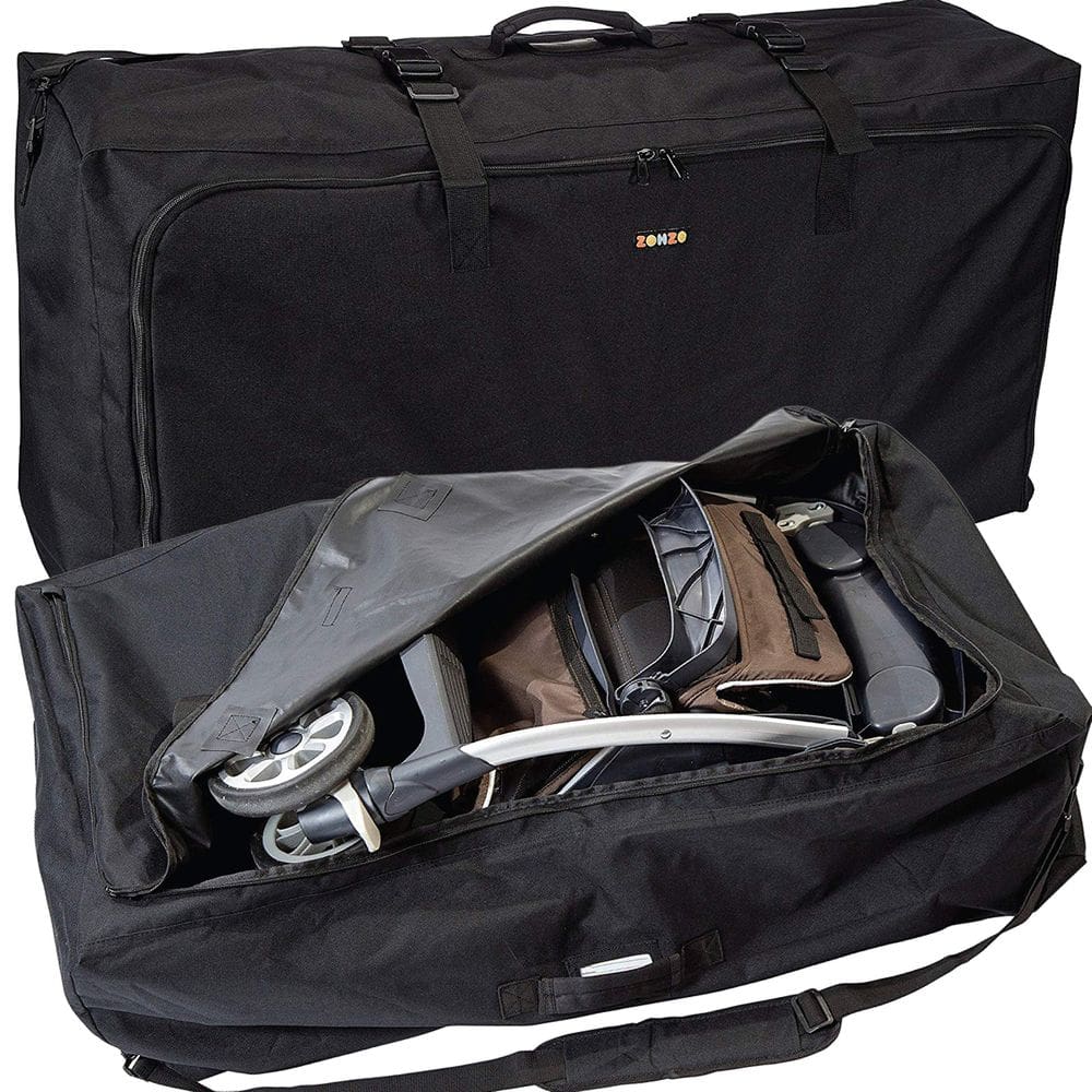 Bolsa de viagem para carrinho de criança Zohzo para carrinhos padrão ou duplos
