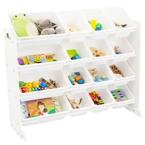 Organizador de brinquedos Humble Crew extra grande com 16 caixas de armazenamento