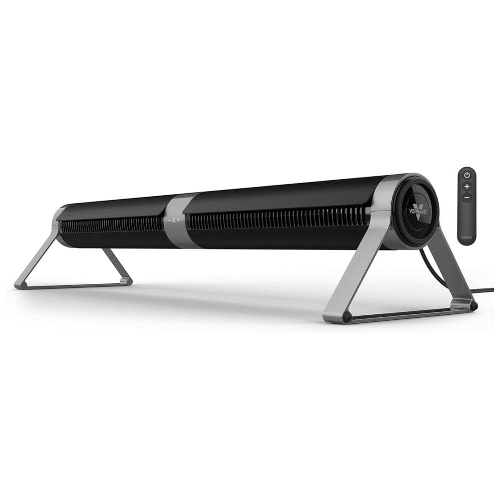 Ventilador de Torre e Circulador de Ar Horizontal com Controlo Remoto, 3 Definições de Velocidade, 110V, Vornado Airbar 6, Preto