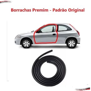 Borracha Porta Aba Larga Corsa Celta Prisma Todos Premium 4m [f103]
