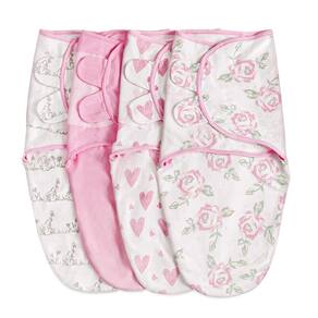 Cobertor Swaddle Soarwg Kids Baby Swaddle de 0 a 3 meses, pacote com 4