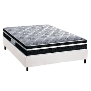 Cama Box Casal: Colchão Espuma Probel D33/Ep Advanced Tech1500 Plus + Base White(138X188)