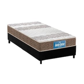 Cama Box Solteiro: Colchão Ortopédico Probel D33/Ep Anatômico Double Face + Base Black(88X188)