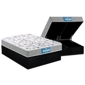Cama Box Baú Casal: Colchão D45 Probel / Ep Próextreme Plus Double Face + Base Black(138X188)