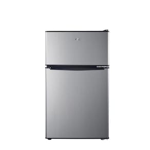 Geladeira Refrigerador Compacto HQ Defrost 90 Litros Preto/Inox HQ-90RDF