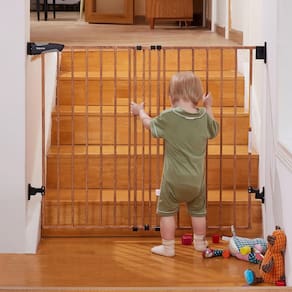 Portão de segurança BABELIO 34 Extra Tall 26-43cm para bebês e animais de estimação