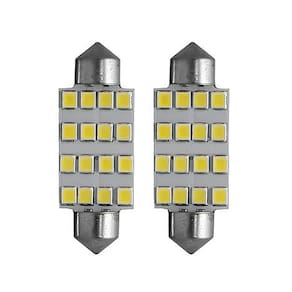 Par Lâmpada Led Torpedo 41mm 16smd 12v