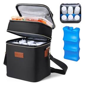 Saco refrigerador de leite materno PIIOSER serve para 6 mamadeiras de 250 ml