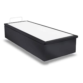 Cama Box Baú Universal Queen Suede Gray (158x198x35) - Ortobom