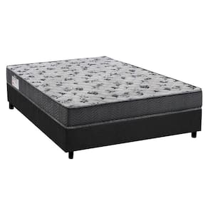 Cama Box Viúva: Colchão Espuma Ortobom D33/Ep Anatômico Iso 100 Ultra Firme + Base Gray(128X188)