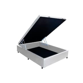 Cama Box Baú Universal Casal Courano White (138x188x35) - Costa Rica