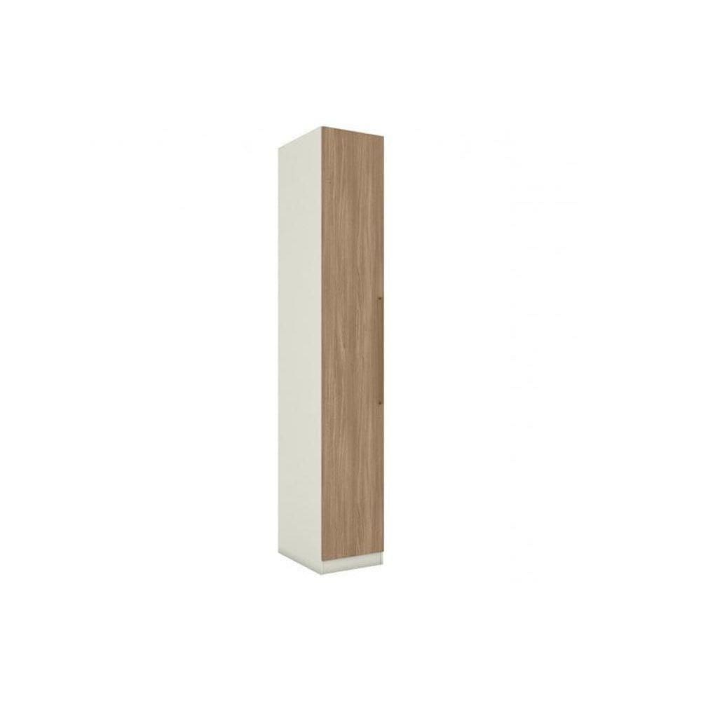 Módulo De Quarto Casal Guarda Roupa C/ 1 Porta Mc01 Seletto Areia/jequitibá - Henn