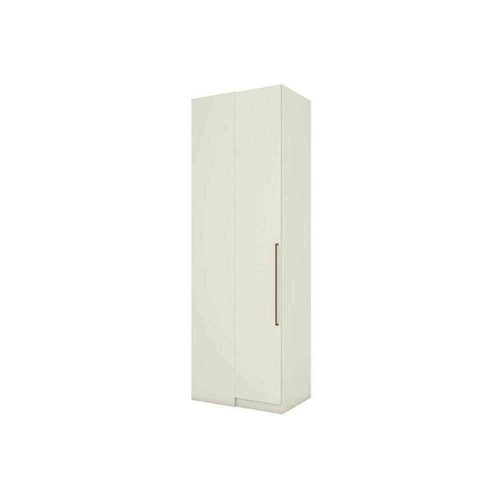 Modulado De Quarto Guarda Roupa Canto Reto C- 1 Porta Mc14 Seletto Areia