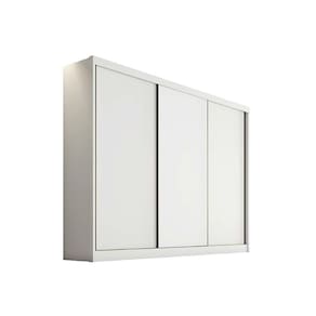 Guarda Roupa Solteiro 3 Portas E 8 Gavetas Sollo-logan Branco