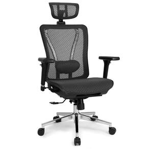 Cadeira Escritório DT3 Moira - Ergonômica, Reclinável, Preta