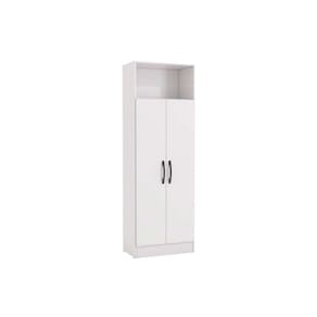 Guarda Roupa Solteiro 2 Portas Multiuso N408 Branco