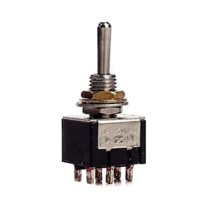 Chave Seletora Mini 2 Posições Toogle Dourada Spirit M203-gd [f035]